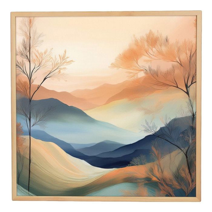 Wallity Pintura en Lienzo Decorativa Enmarcada 60 x 60 cm Wallity Pintura en Lienzo Decorativa Enmarcada 60 x 60 cm